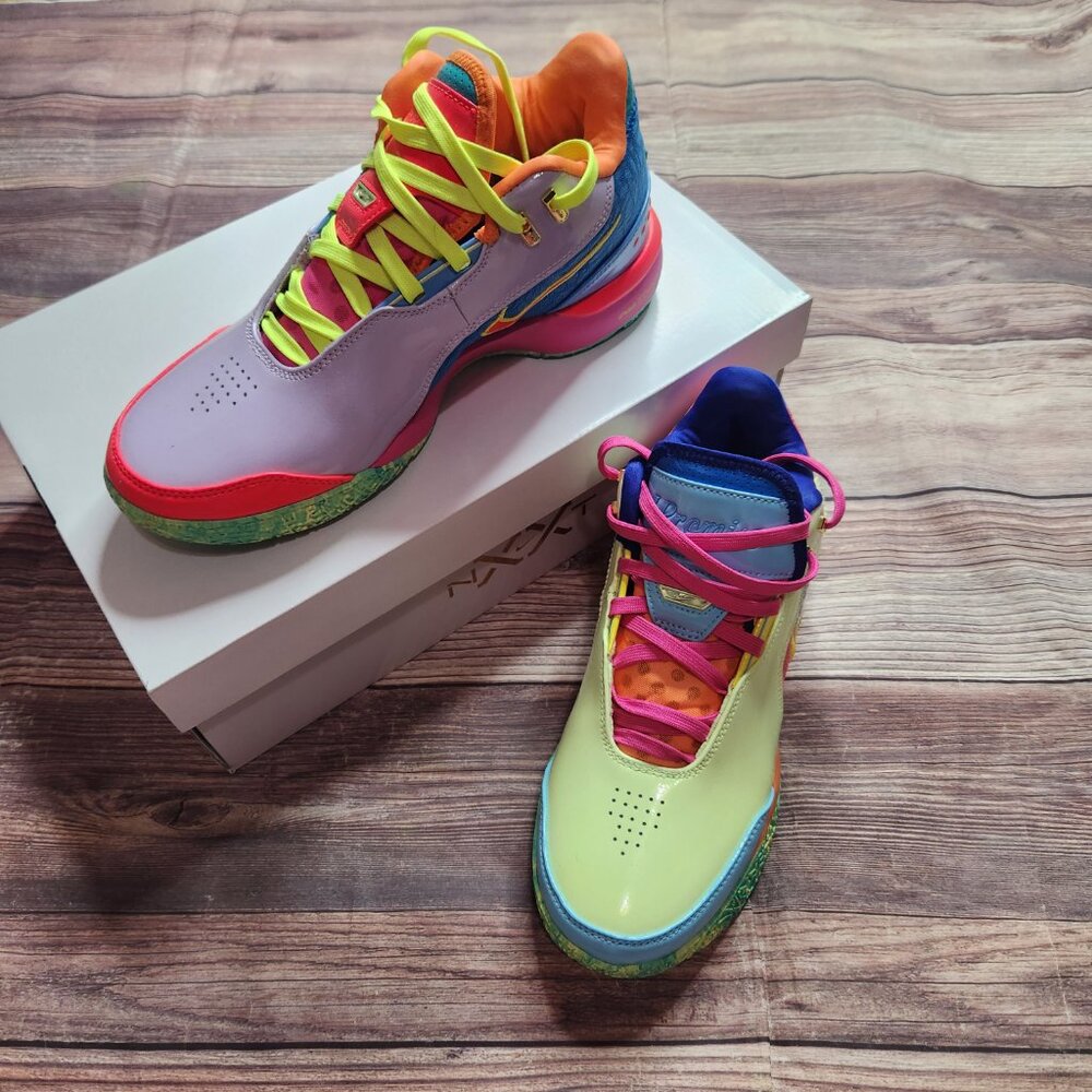 Nike Zoom LeBron NXXT Gen AMPD IPS I Promise Colorful Mismatch Basketball Shoes